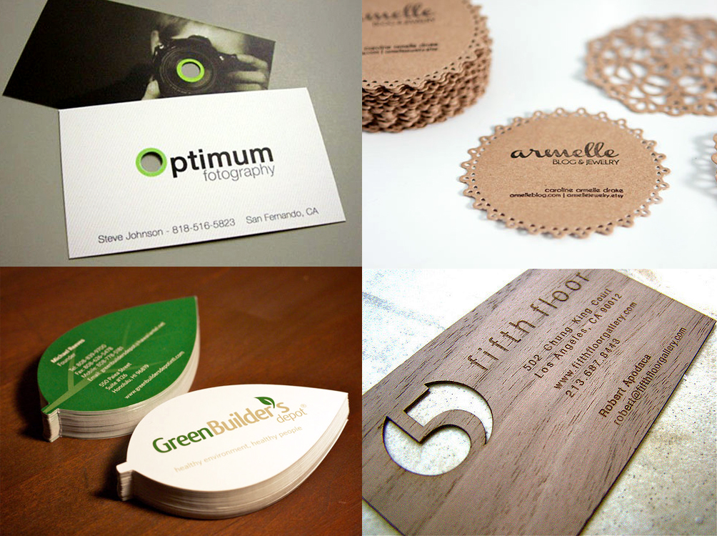Tarjetas de visita originales - Troqueladas.com
